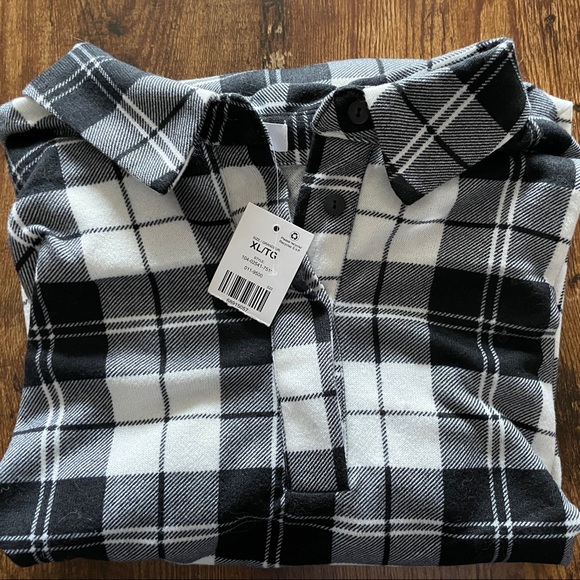 ๐๐NWT Suzy Shier tunic style plaid shirt - Picture 5 of 6
